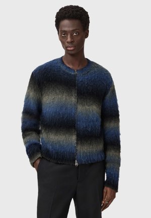 HALLEY CARDIGAN - Kardigán - blue/grey/black