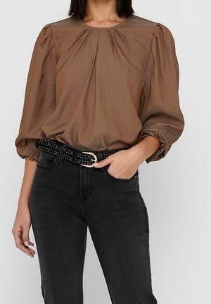 Blouse - mottled brown