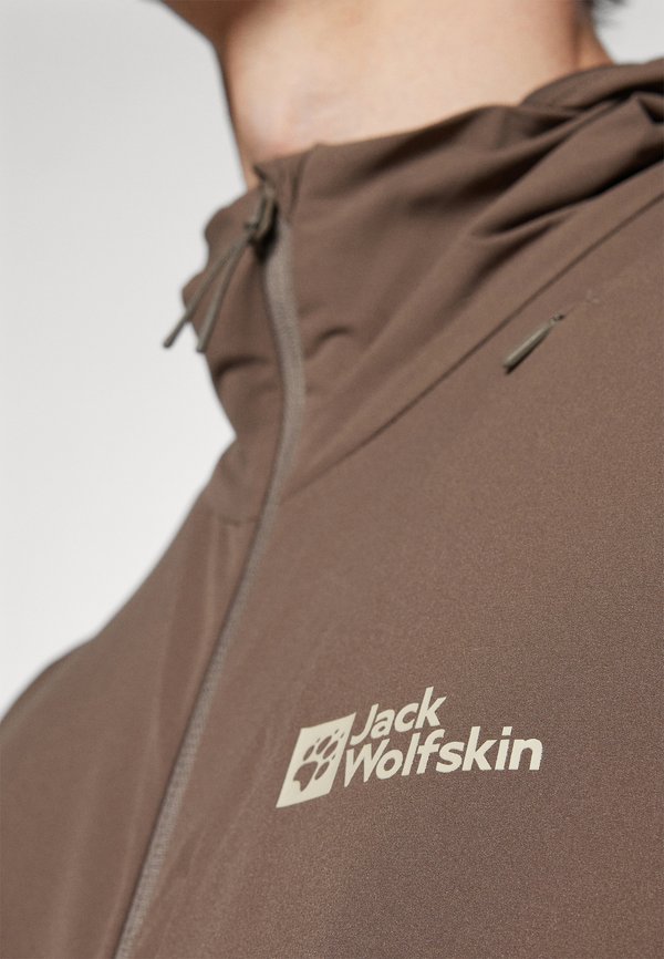 PRELIGHT TRAIL HOODY  - Zip-up sweatshirt - cold coffee3