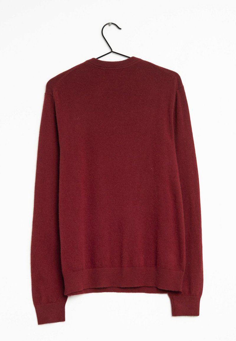 Sweat-shirt Lands’ End Jeune 10-12 Ans - Rouge Vif, Polaire, Fermeture éclair - Occasion Bon état