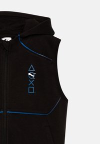 Puma PLAYSTATION SLEVELESS HOODIE UNISEX - Weste - black