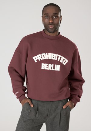 BERLIN CREW NECK - Felpa - berry