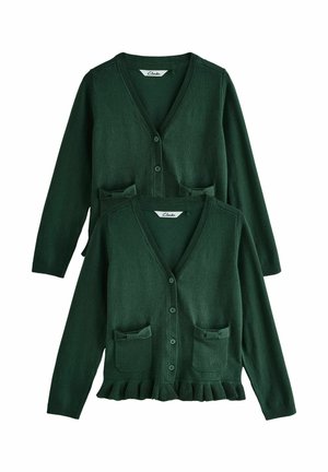 REGULAR FIT - SCHOOL 2 PACK - Kardiganas - green