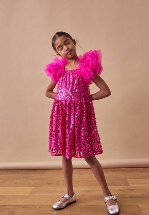 Next, REGULAR FIT - PUFF SLEEVE SEQUIN  - Cocktailkjole / festkjole - pink