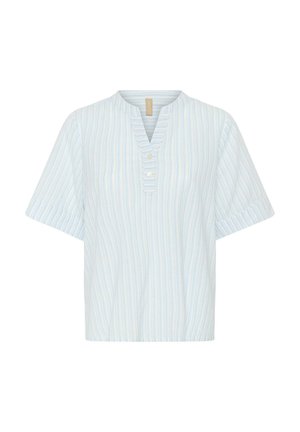 Culture, CUJILANA SHORT SLEEVE - Blůza - blue/white stripe