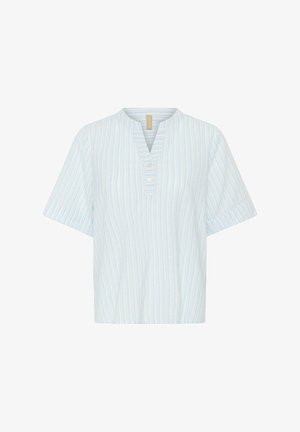 Culture, CUJILANA SHORT SLEEVE - Blouse - blue/white stripe