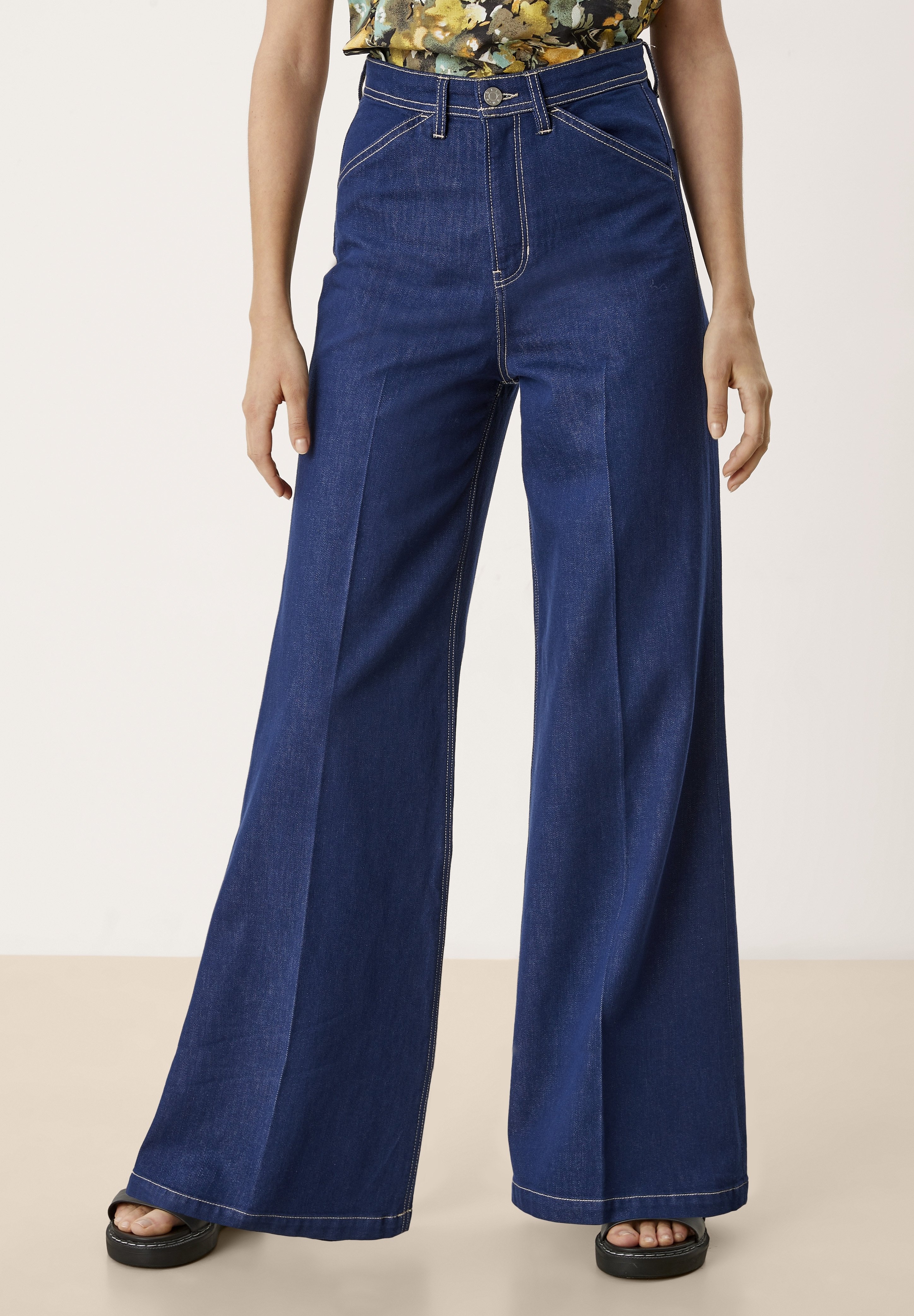 s.Oliver MARLENE - Jeans a zampa - blue/délavé - Zalando