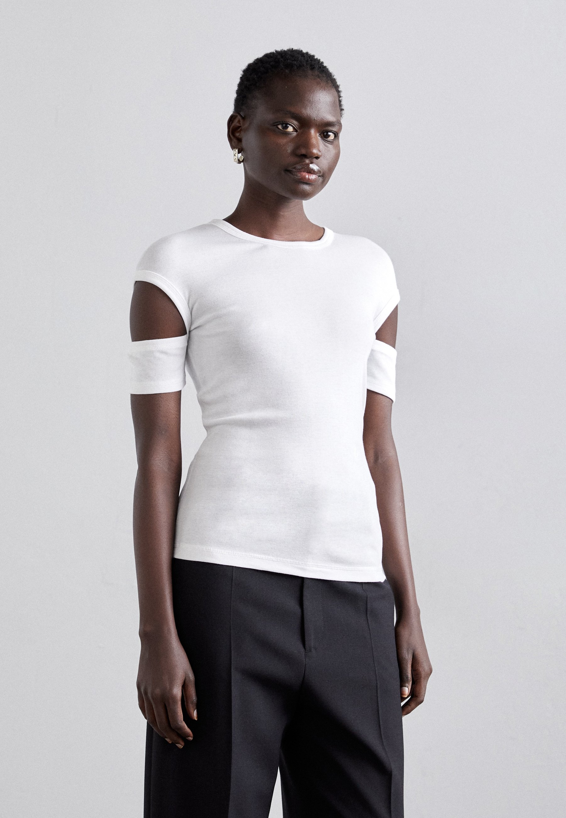 HELMUT LANG LONG TANK S OPTIC WHITE Helmut Lang Strap Tank