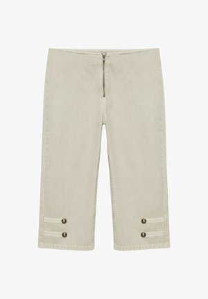 PULL&BEAR, WITH BUTTONS - CAPRI TROUSERS - Shorts - khaki