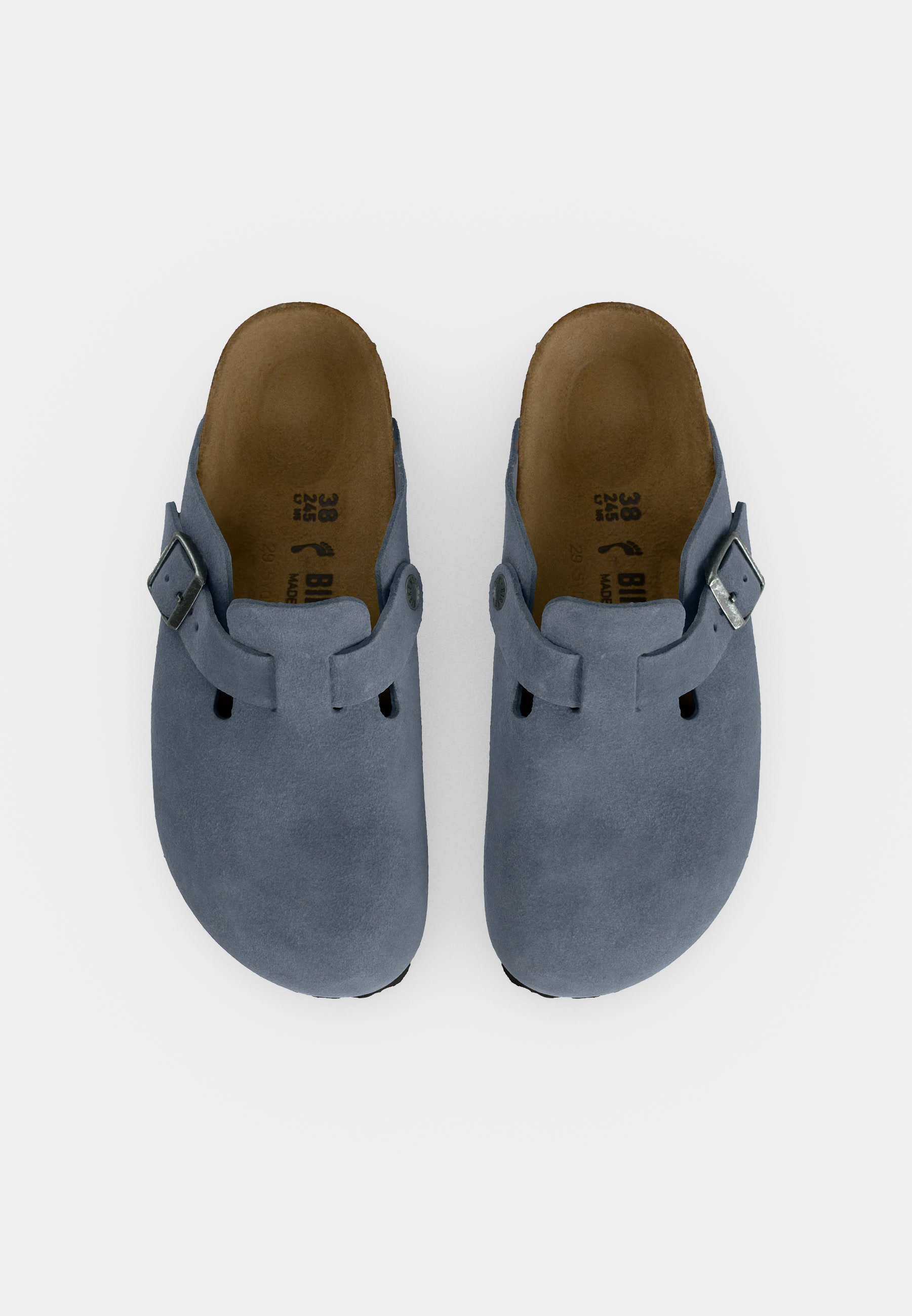 Birkenstock BOSTON UNISEX - Clogs - stone blue/blauwgrijs - Zalando.nl