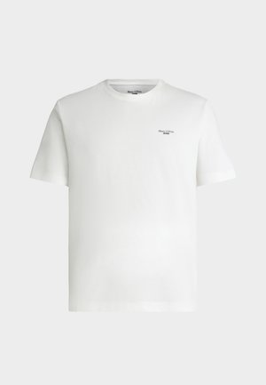 Marc O'Polo DENIM, SHORT SLEEVE LOGO ON CHEST - T-Shirt basic - egg white