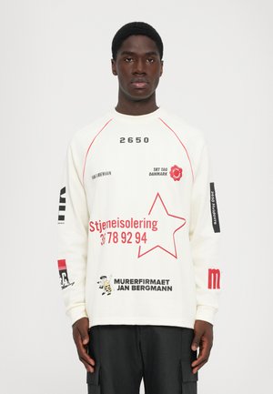 SPONSORED FOOTBALL - Long sleeved top - off white