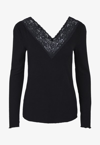 PCSIRI - T-shirt à manches longues - black