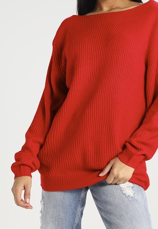 New Look Neule - red