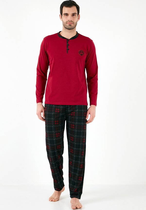 REGULAR FIT - Nachtwäsche Set - bordeaux