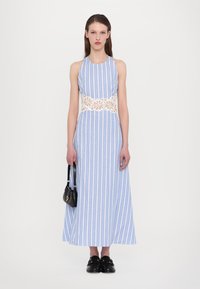 sandro ROBE - Dienas kleita - bleu/blanc
