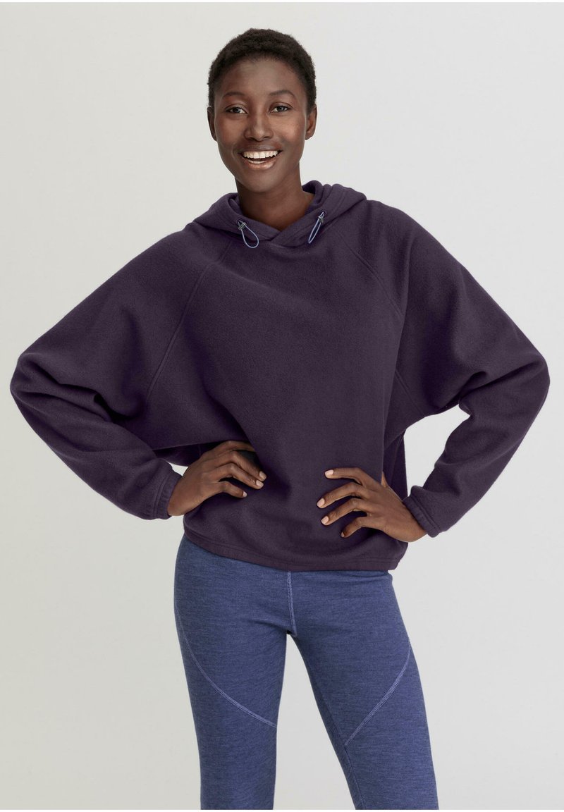 hessnatur UNISEX ACTIVE COMFORT - Felpa in pile - lavendelgrau
