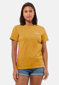 Jack Wolfskin - ESSENTIAL T W - T-shirt basic - curry Immagine in miniatura 1