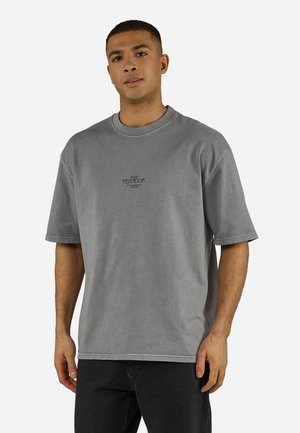 Pegador TREBIC - Paprasti marškinėliai - vintage grey