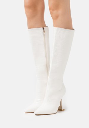 MALINA - Stivali con i tacchi - white