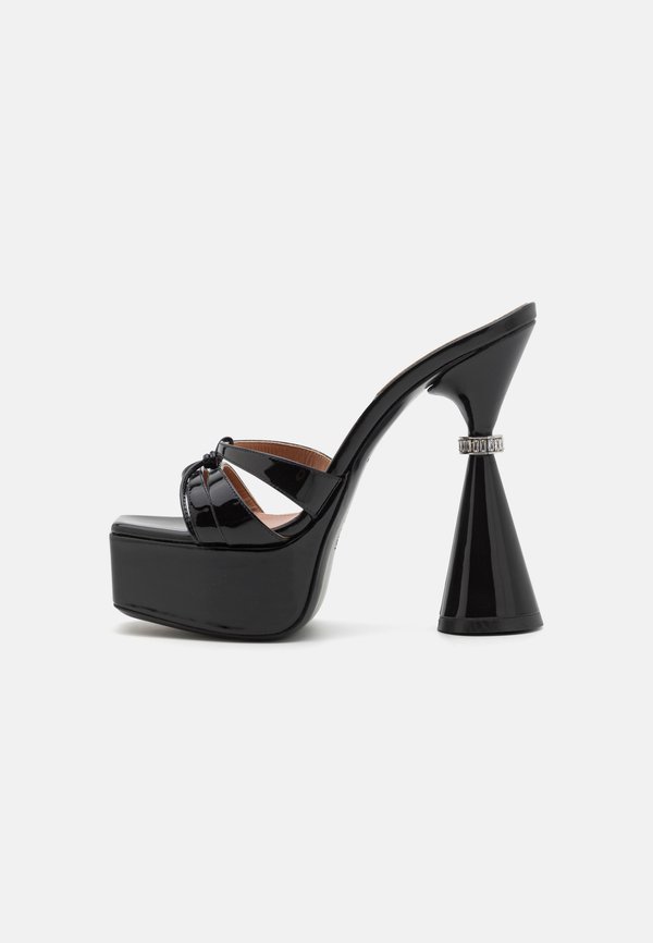 SIENNA MULES - Heeled mules - liquorice
