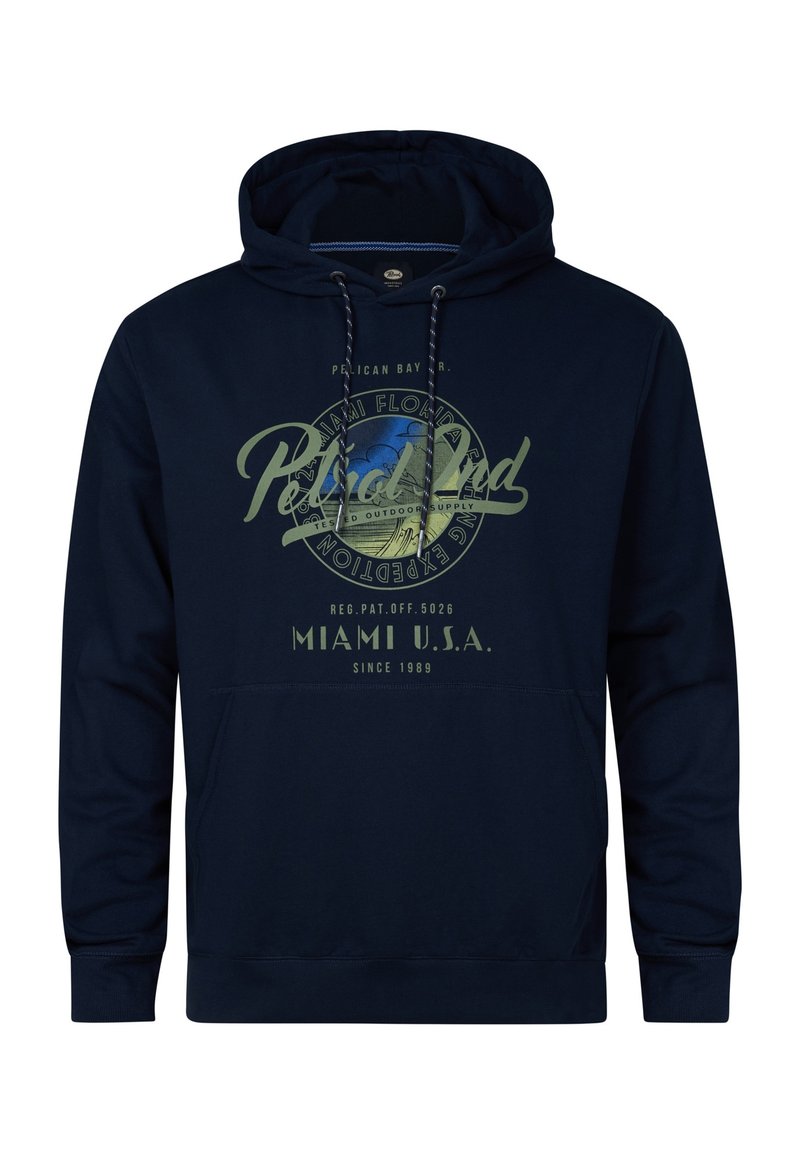 Petrol Industries ARTWORK BISCAYNESIDE Kapuzenpullover navy