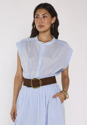 Maison 123, CHEMISIER MONICA BL RAYURE - Chemisier - bleu chambray