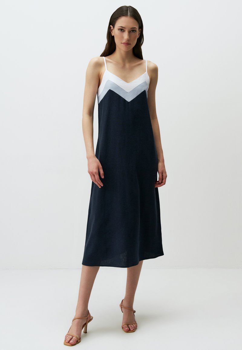 Jimmy Key STRAPPY-NECK MIDI - Vestito casual - dark blue