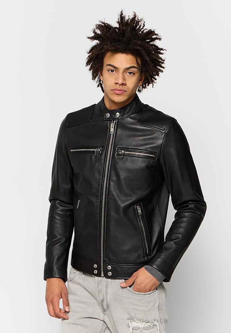 Diesel Leren jas zwart Diesel Leren jas zwart