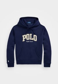 LOGO FLEECE HOODIE - Felpa con cappuccio - cruise navy