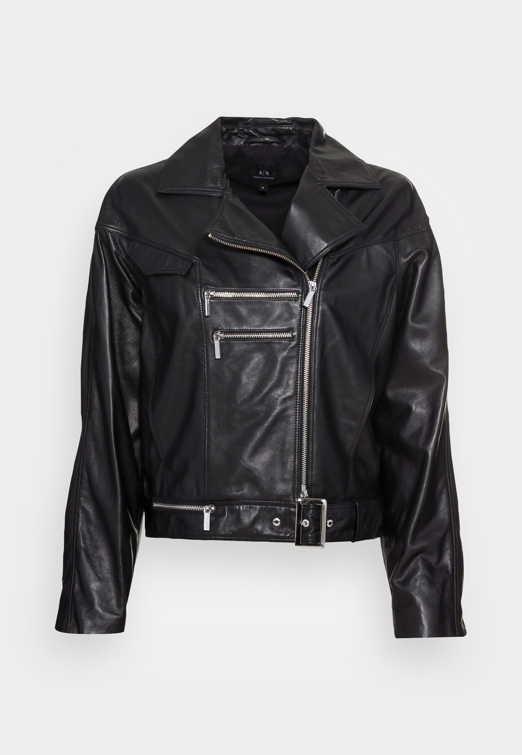 armani exchange jacket leather