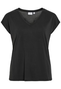VIMODALA V NECK - T-Shirt basic - black