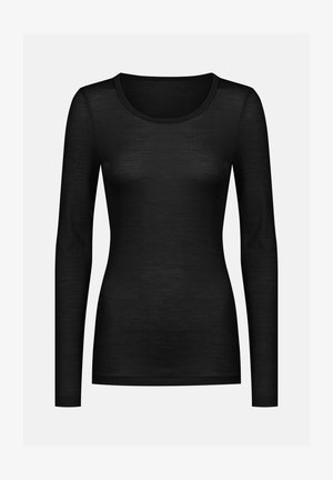 mey SERIE LOVE - Pyjamashirt - schwarz