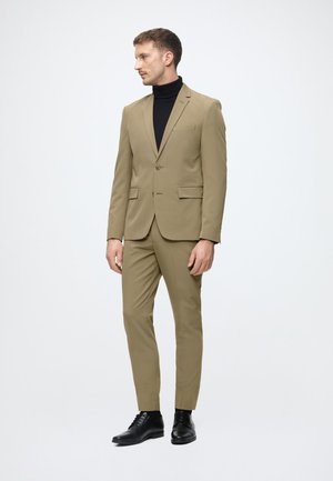FINE TWILL STRETCH SUIT - Kostuum - army