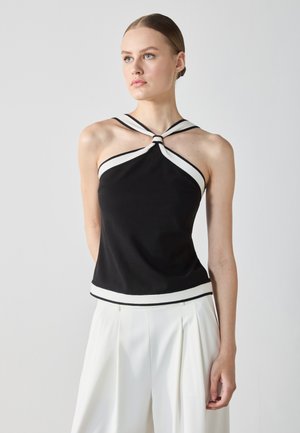 Anna Field Top - black/white