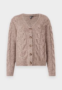Pieces PCNINA V NECK CARDIGAN - Kardiganas - fossil