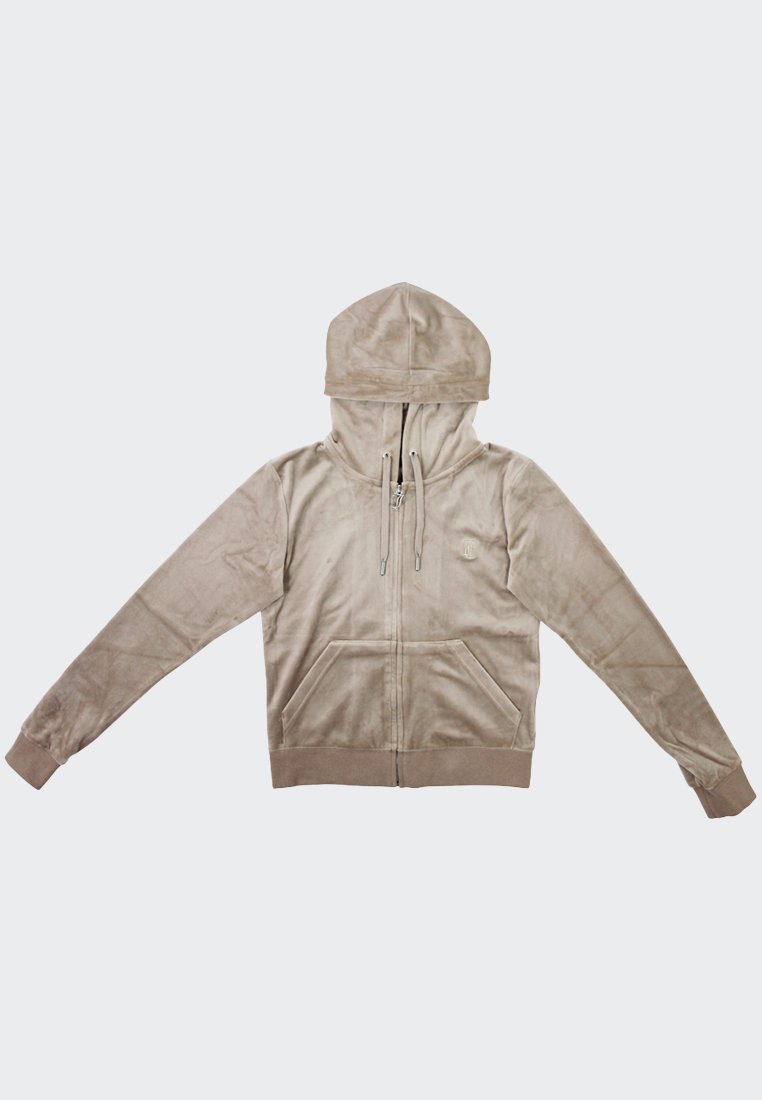 Juicy Couture Cipzáras pulóver - warm taupe