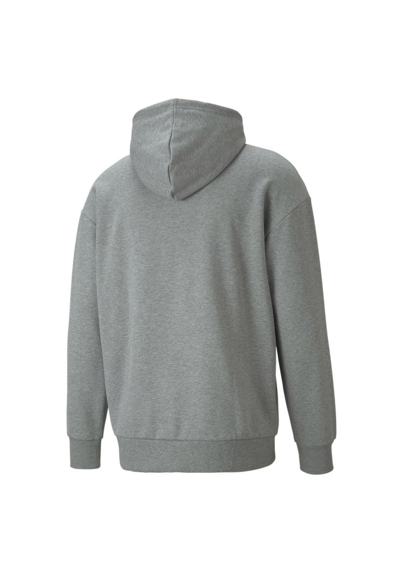 Puma Mikina s kapucí - medium gray heather