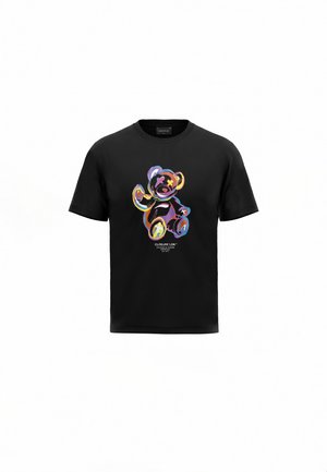 CLOSURE London, POP ART TEDDY TEE - T-shirts print - black