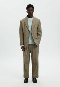 Selected Stoffhose - morel