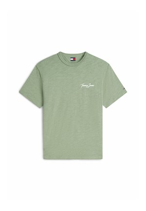 Tommy Jeans, TJM RLX NOVELTY SS TEE - T-shirt imprimé - spring olive