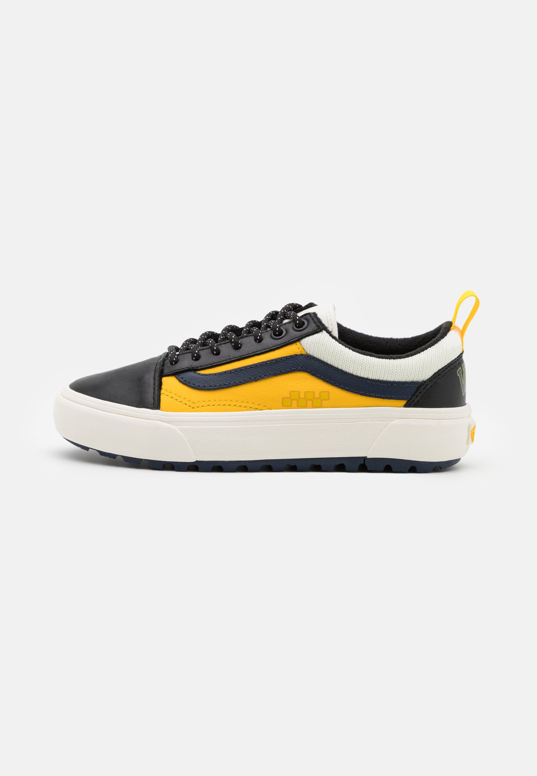 old skool vans black and yellow