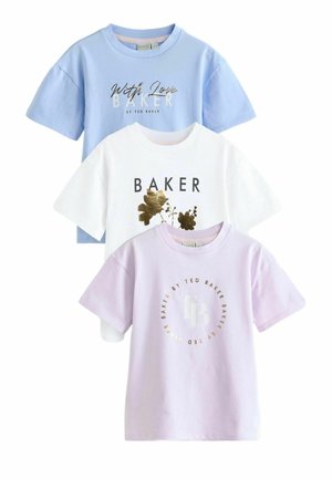 REGULAR FIT GRAPHIC 3 PACK - Camiseta estampada - multi