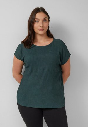T-shirt basic - tannengrün