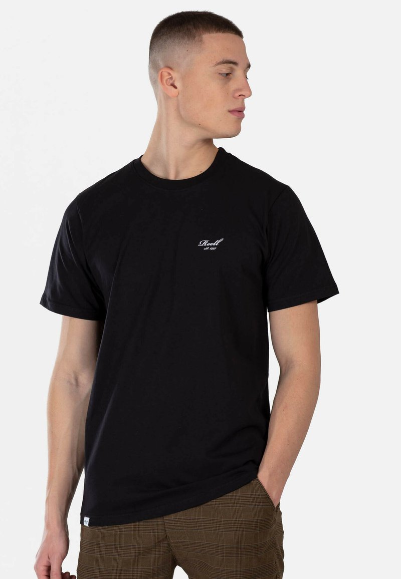 Reell STAPLE LOGO - Camiseta básica -  deep black