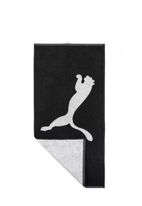 Puma TEAM LARGE - Strandhanddoek - puma black puma white
