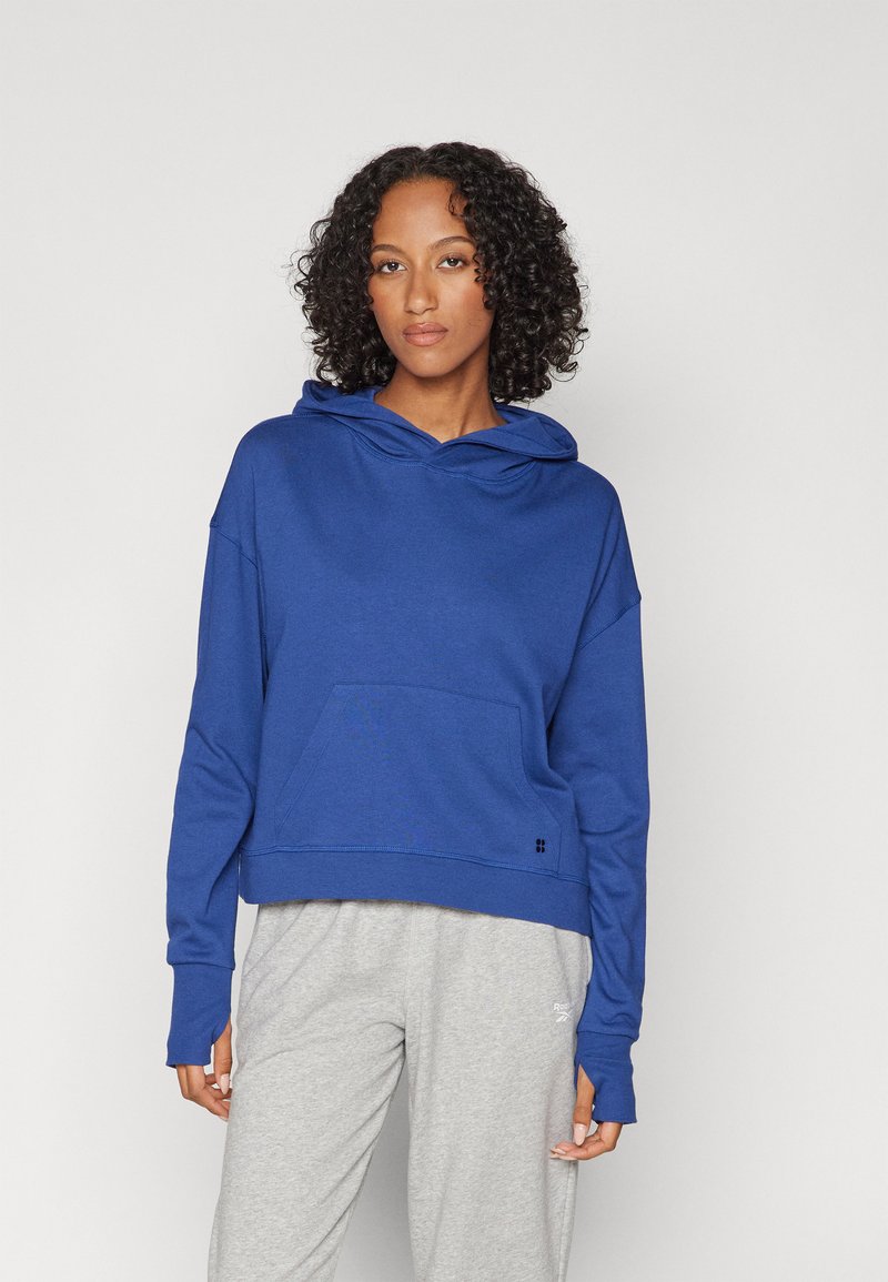 Sweaty Betty AFTER CLASS HOODY - Felpa con cappuccio - flux blue