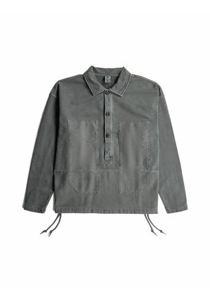 G-STAR, WASHED FABRIC MIX LOOSE SWEATER - Sweatshirt - granite gd