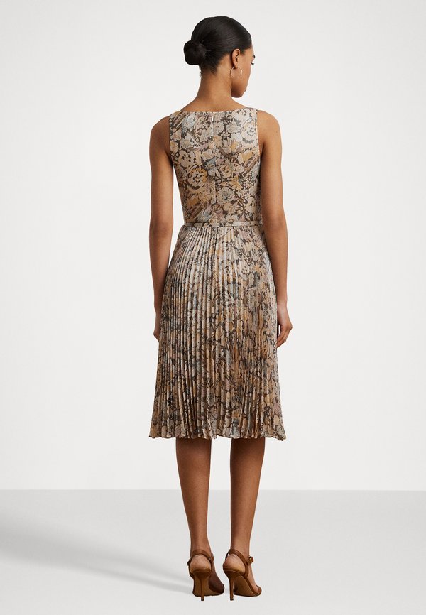 MAIGEN FLORAL METALLIC CHIFFON COCKTAIL DRESS - Cocktail dress / Party dress2