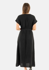 Grace & Mila PAPILLON - Robe longue - noir